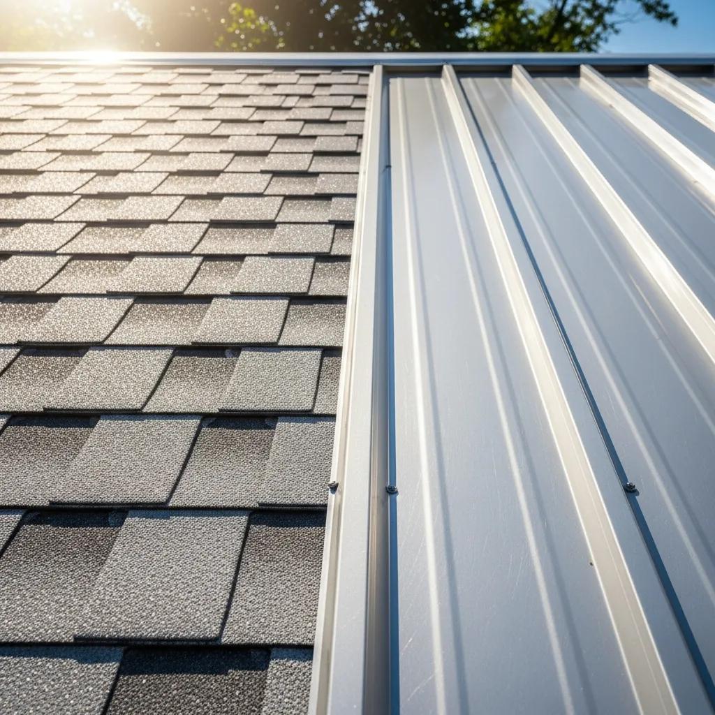 Showcasing energy-efficient roofing materials, highlighting their benefits for homeowners