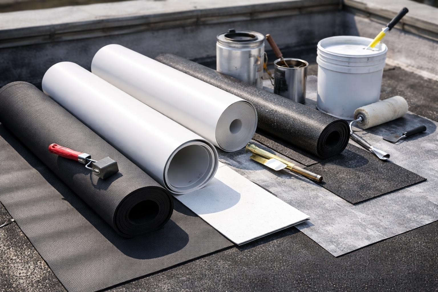Flat roof repair materials complete guide