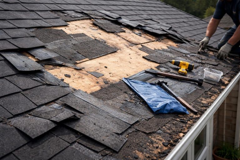 Wind damage roof repair a complete guide